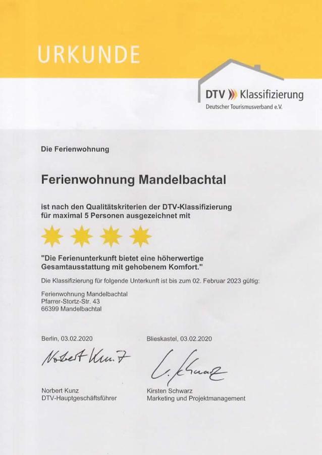 Ferienwohnung Kempf Mandelbachtal Ommersheim ภายนอก รูปภาพ